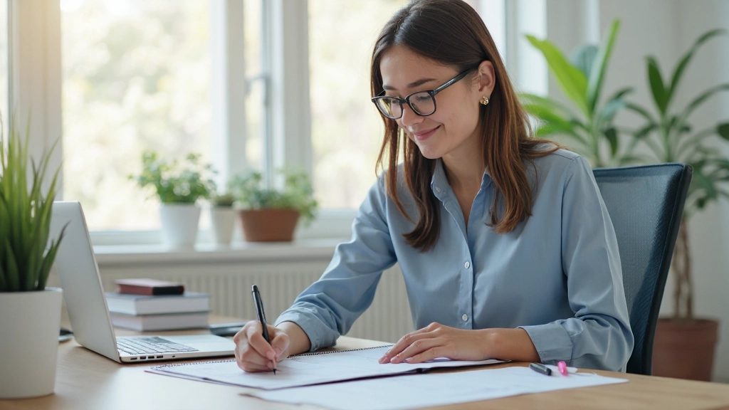 Профессиональное фото человека, планирующего рабочий день с календарём и заметками